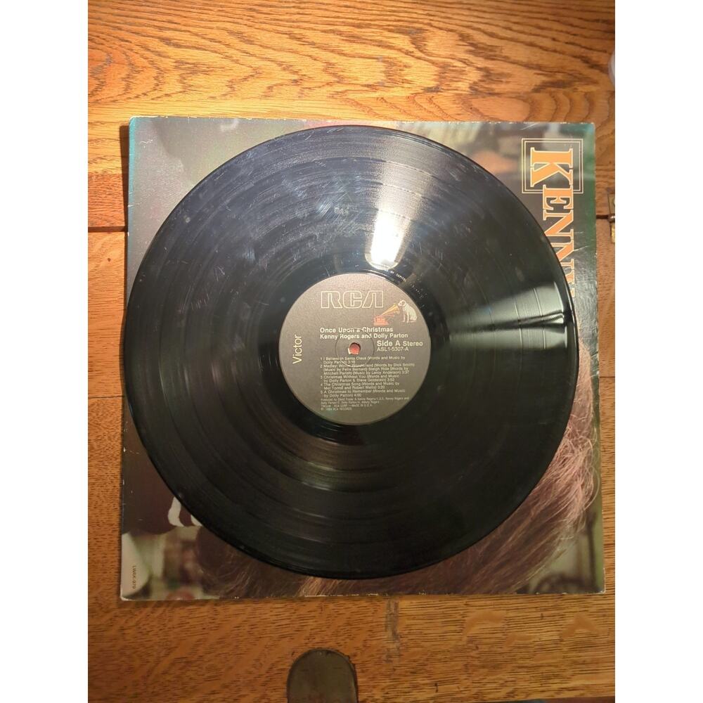 Kenny & Dolly ‎Once Upon a Christmas 1984 RCA Records Wrong Case